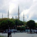 The Blue Mosque across the street