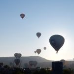 Balloons at sunrise