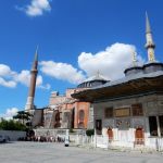 The fountain and Hagia Sophia