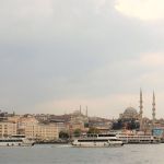 Looking across the strait